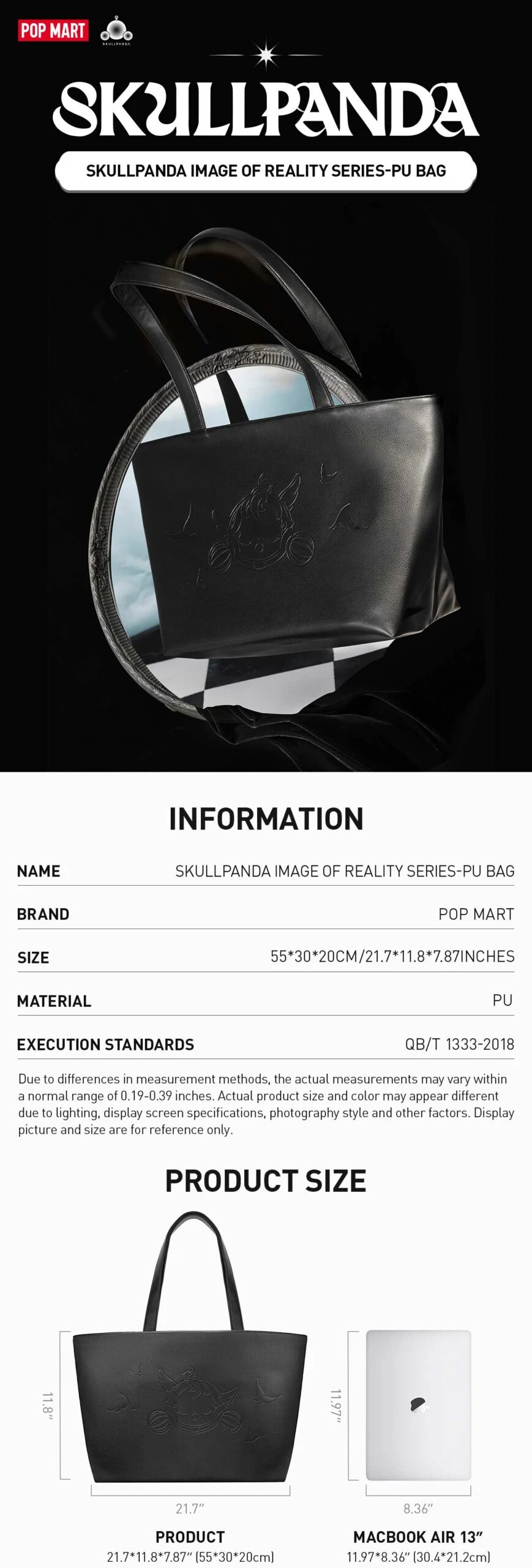 SKULLPANDA Image Of Reality Series-PU Bag - Image 5