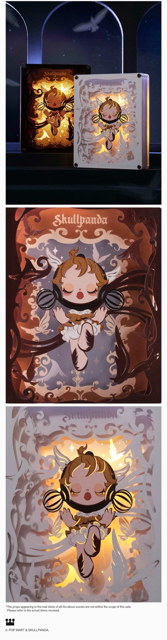 SKULLPANDA Image Of Reality Series-Papercraft Lamp (Plain Ver.) - Image 7