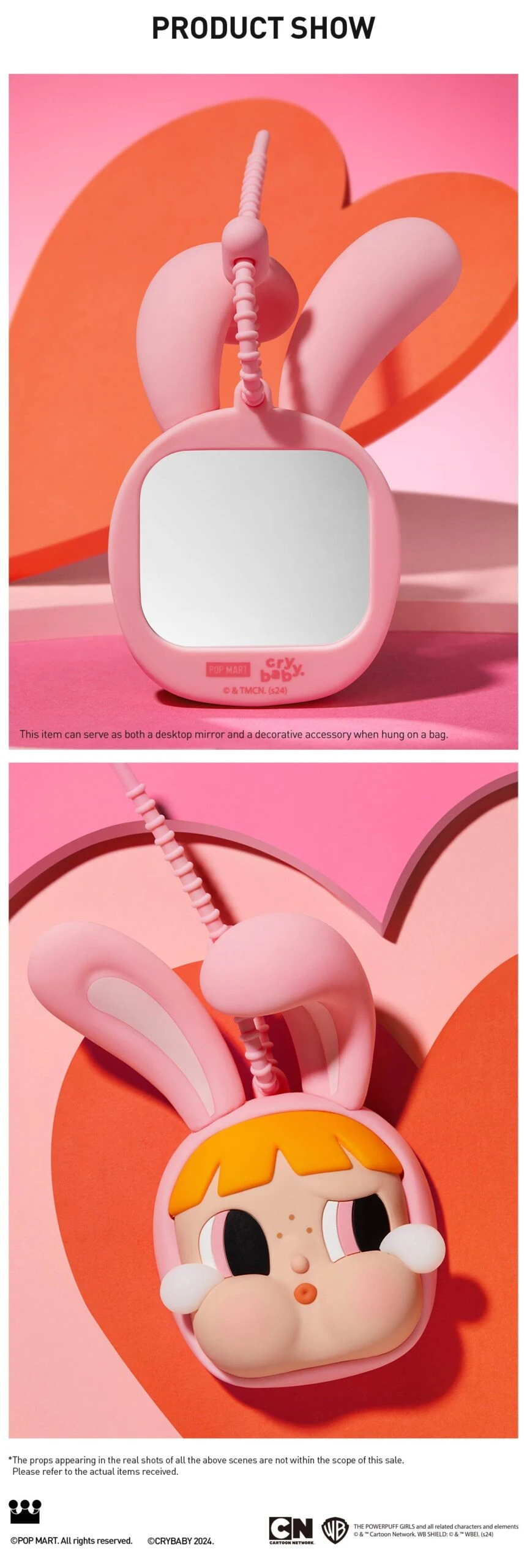 CRYBABY X Powerpuff Girls Series-Mirror Pendant - Image 6