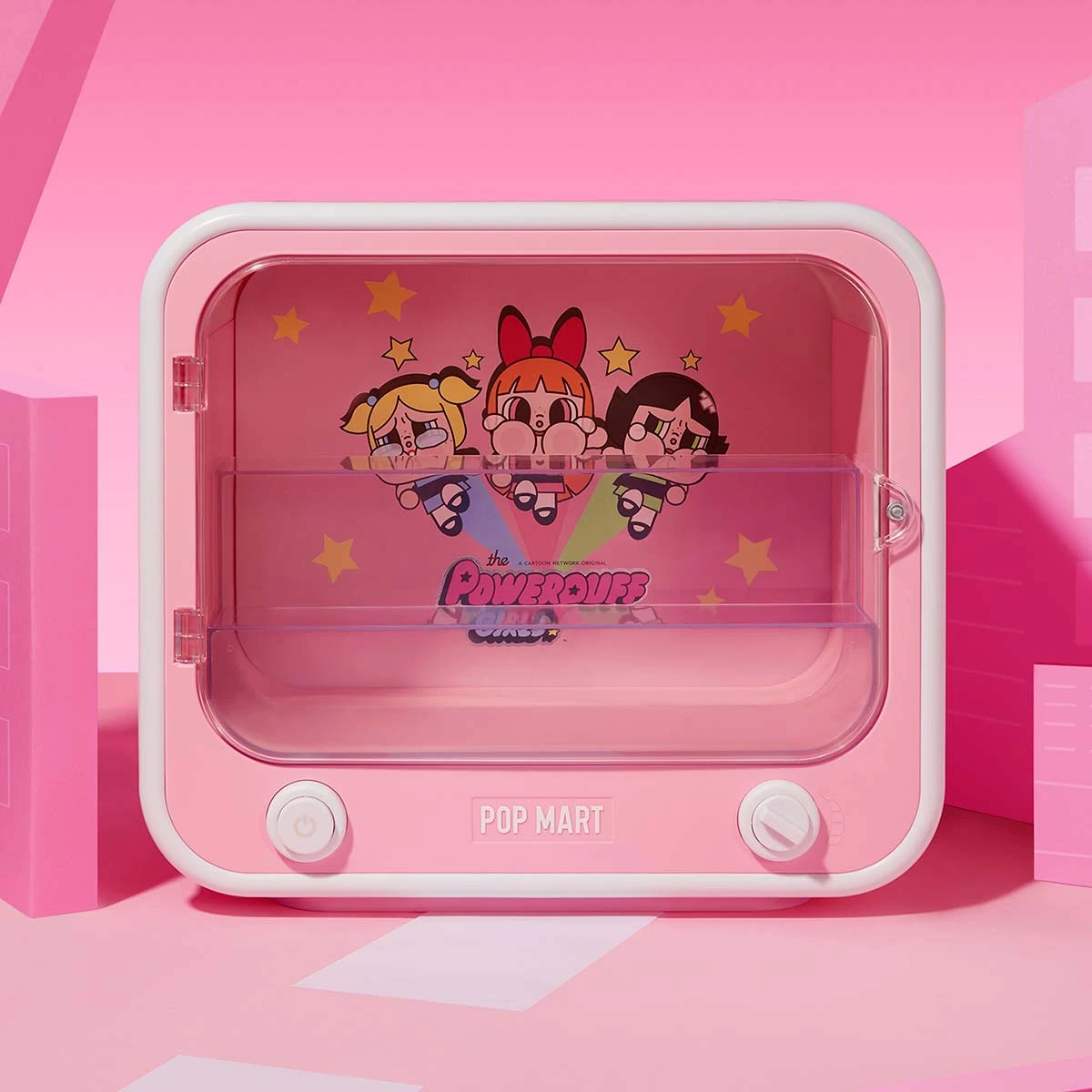 CRYBABY × Powerpuff Girls Series-TV Set Luminous Display Container - Image 2