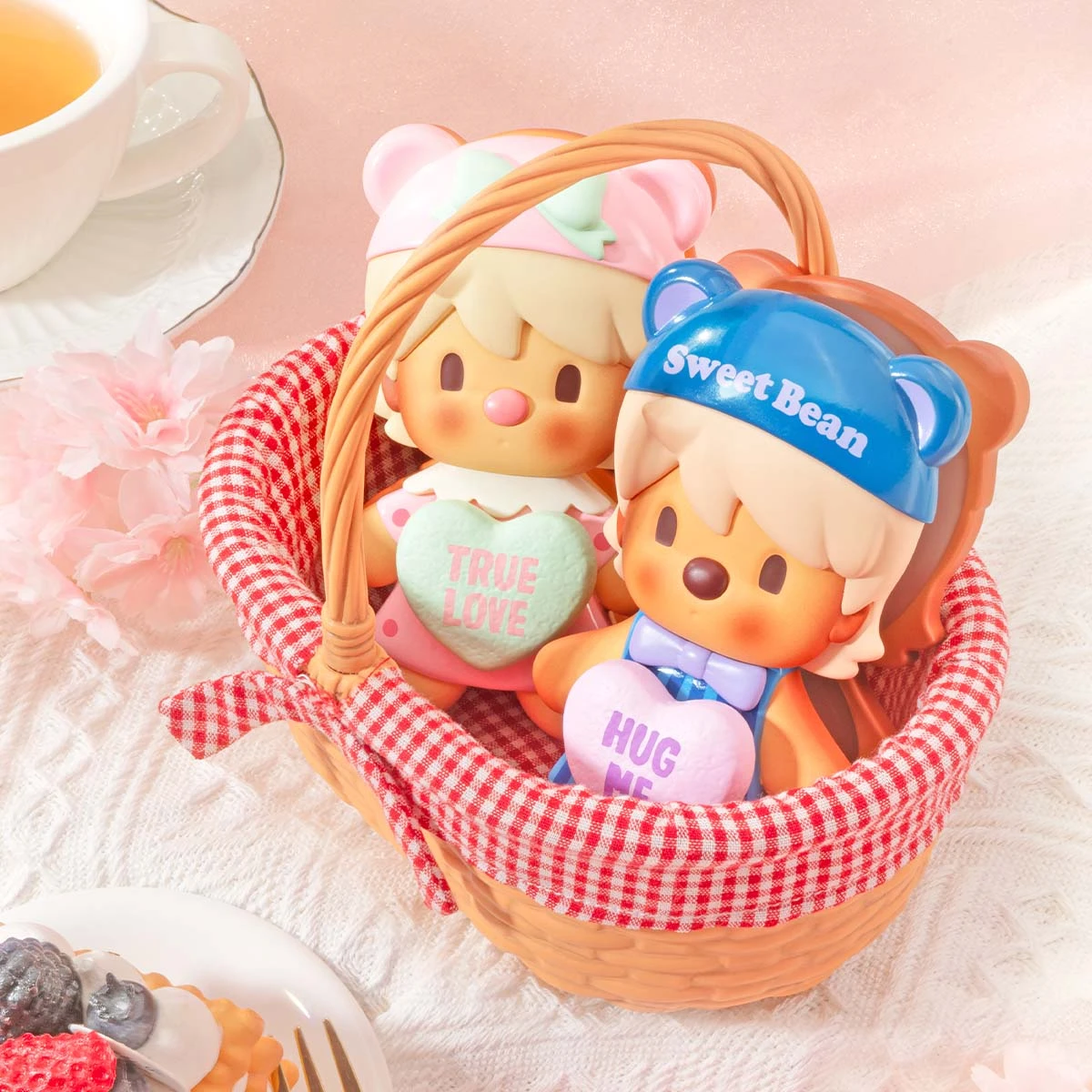 Sweet Bean Cookie Basket Figurine - Image 2