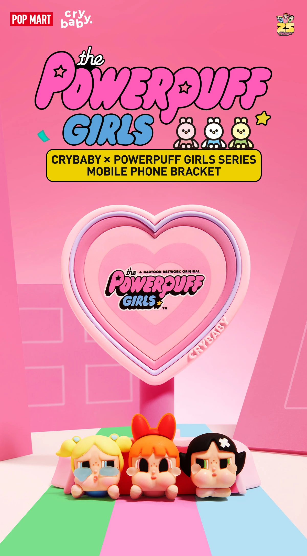 CRYBABY × Powerpuff Girls Series-Mobile Phone Bracket - Image 8