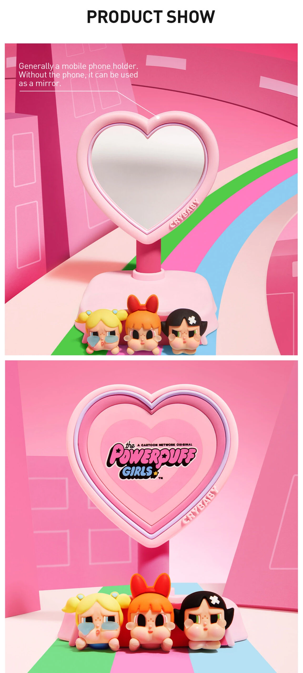 CRYBABY × Powerpuff Girls Series-Mobile Phone Bracket - Image 10