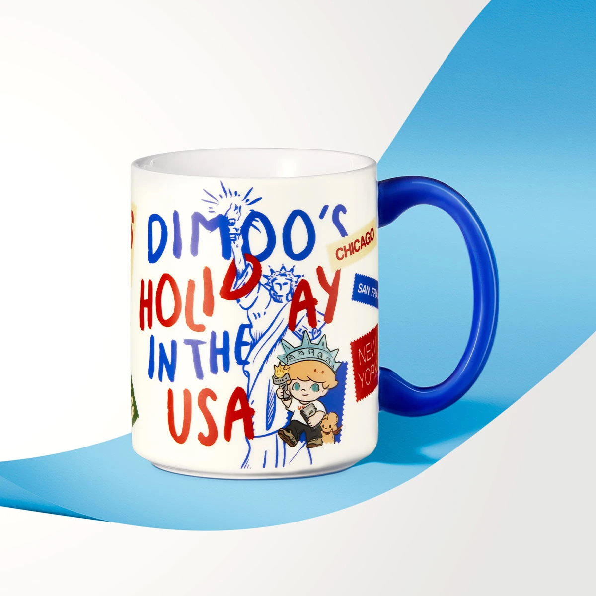 DIMOO'S HOLIDAY IN THE USA SERIES-Mug - Image 4
