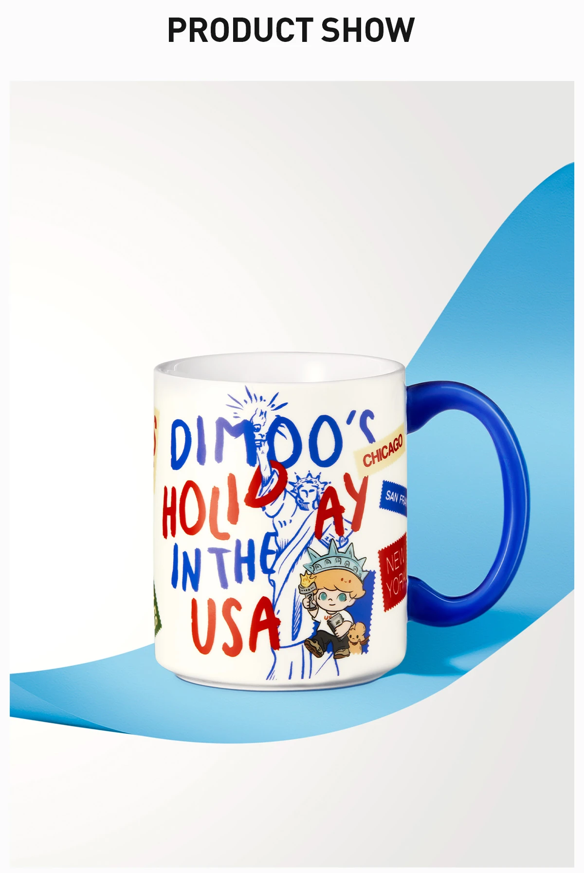 DIMOO'S HOLIDAY IN THE USA SERIES-Mug - Image 8