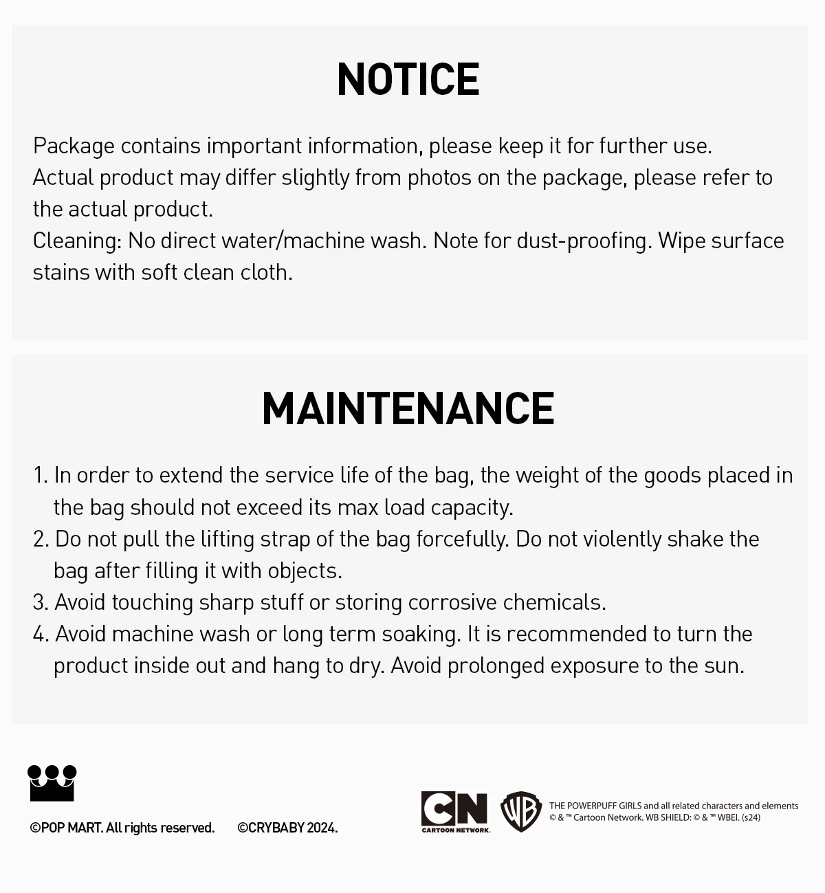 CRYBABY × Powerpuff Girls Series-Cosmetic Bag - Image 13