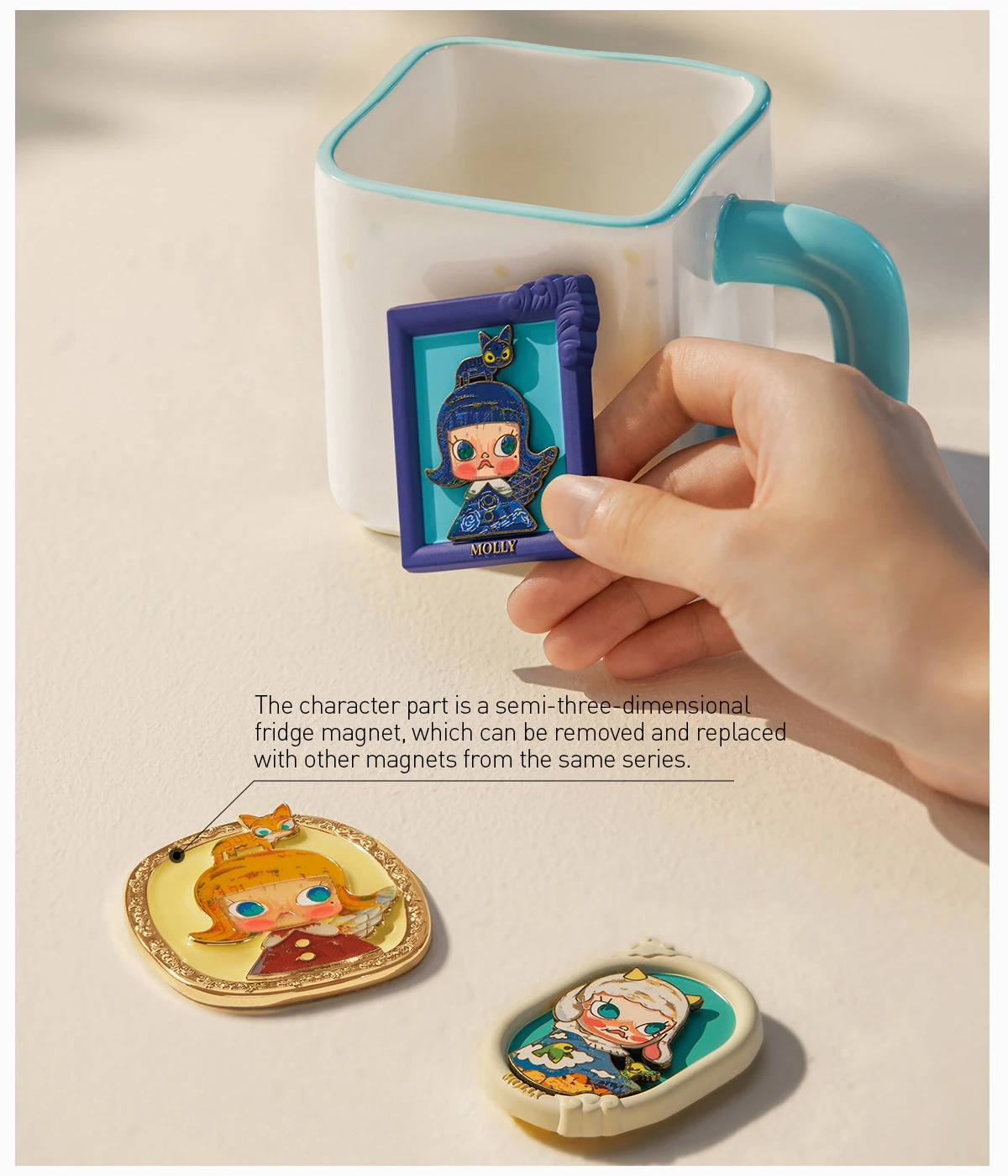 MOLLY Anniversary Statues Classical Retro 2 Series-Picture Frame Cup - Image 11