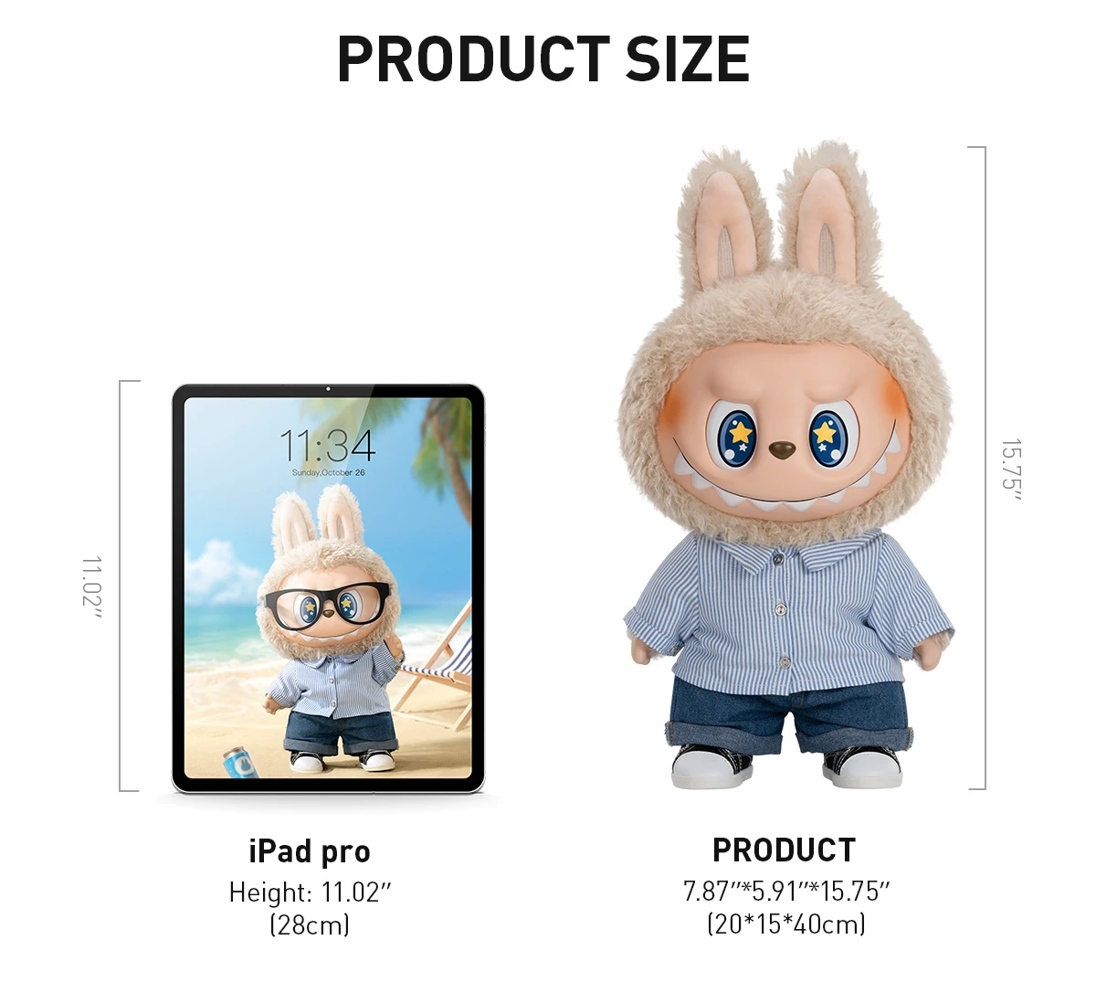 THE MONSTERS - FLIP WITH ME Vinyl Plush Doll - Image 10