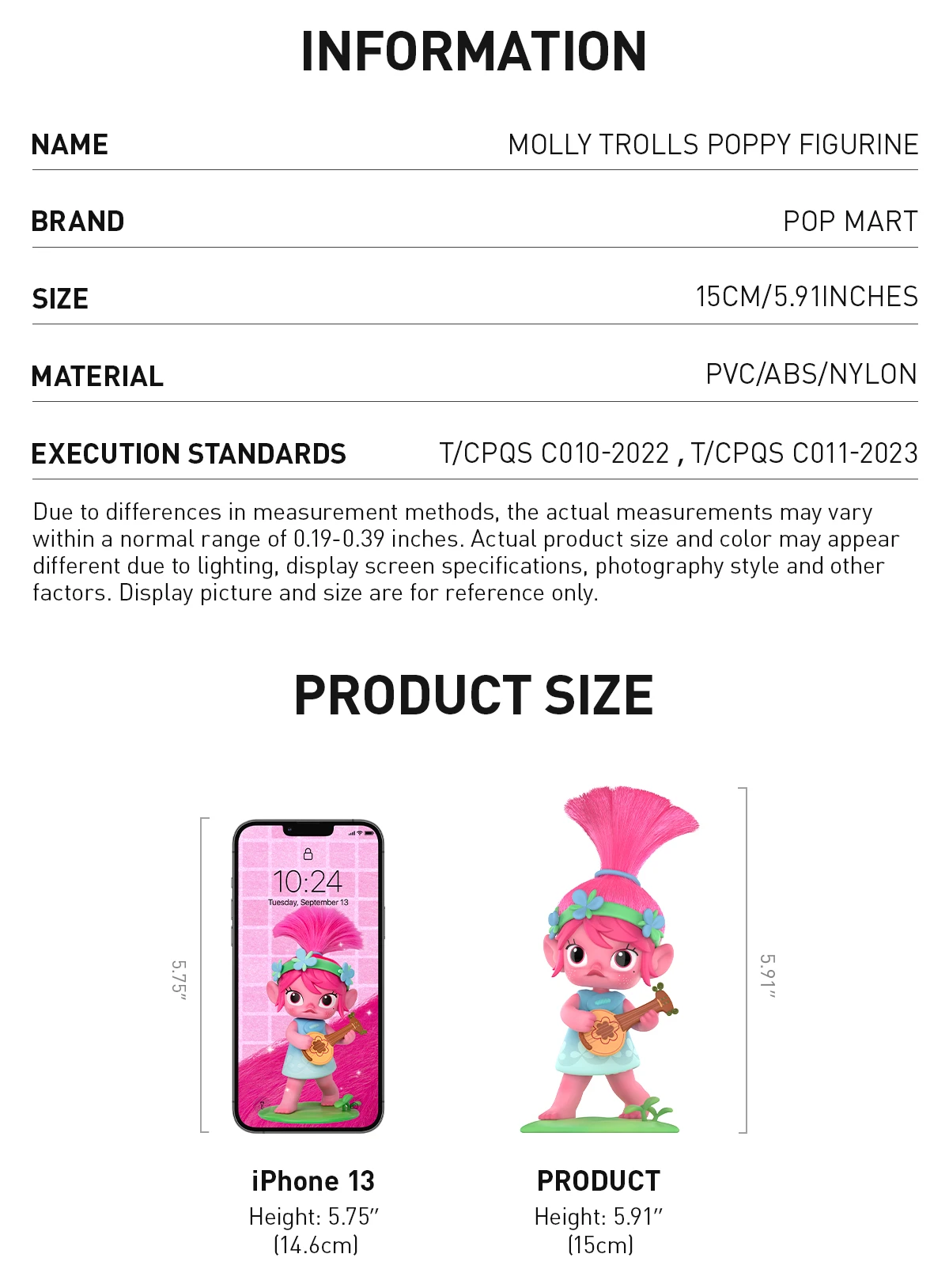 Molly Trolls Poppy Figurine - Image 8