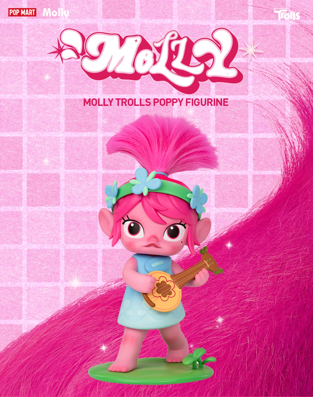 Molly Trolls Poppy Figurine - Image 6