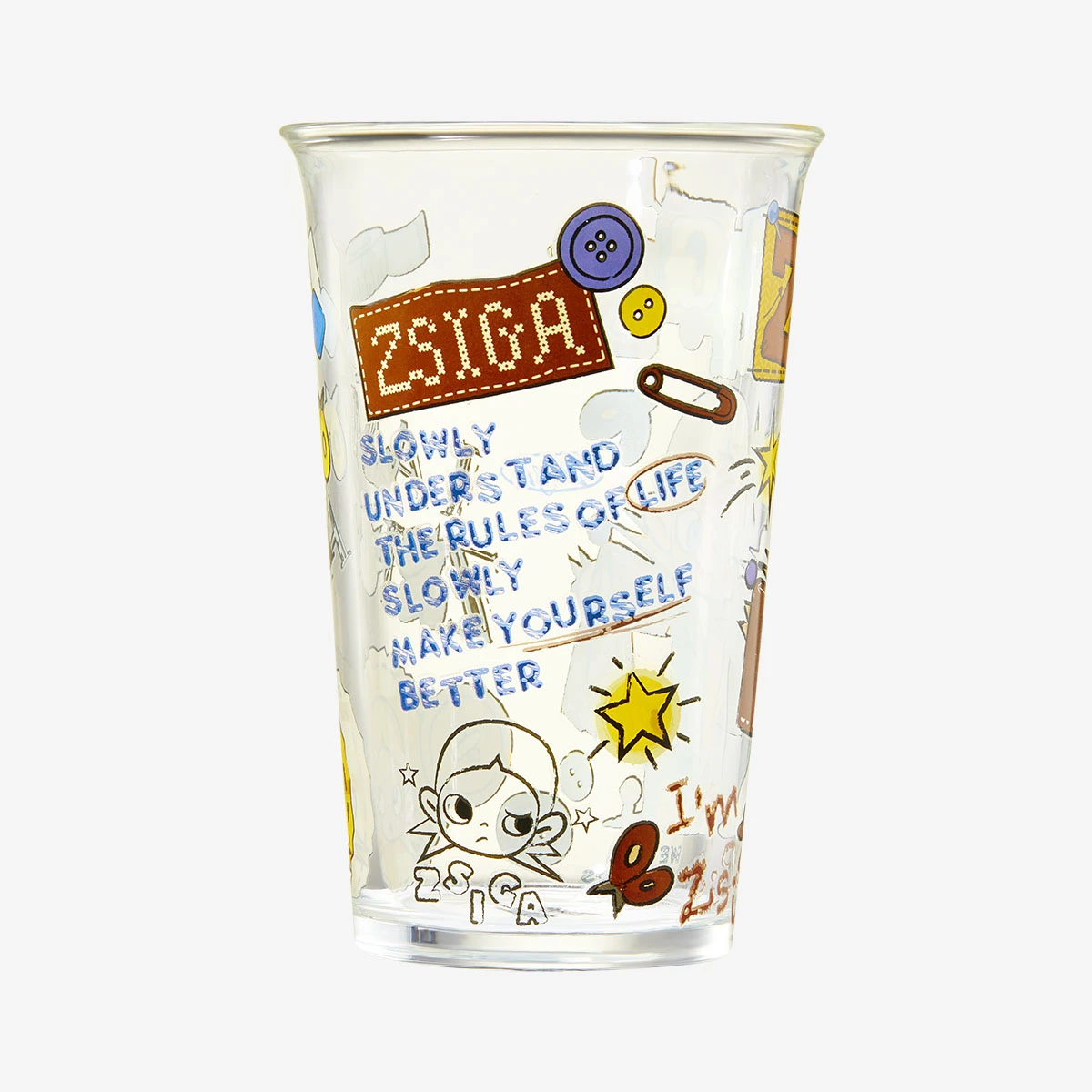 Zsiga We All Are Kids Series-Glass (Cold Water Cup) - Image 2