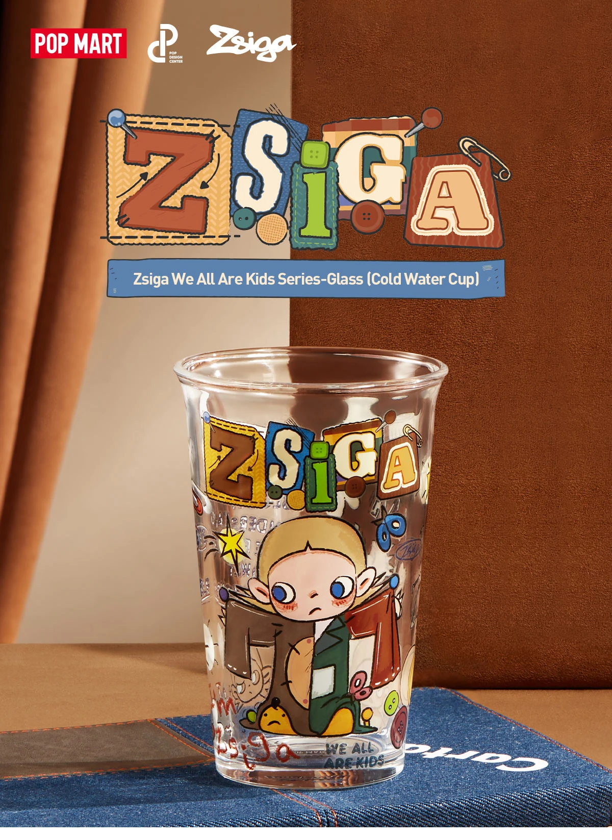 Zsiga We All Are Kids Series-Glass (Cold Water Cup) - Image 6