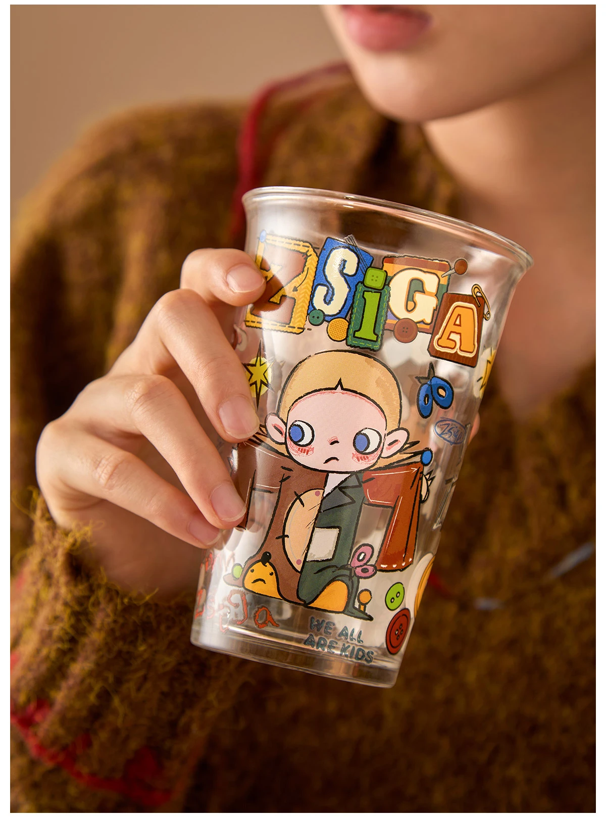 Zsiga We All Are Kids Series-Glass (Cold Water Cup) - Image 10