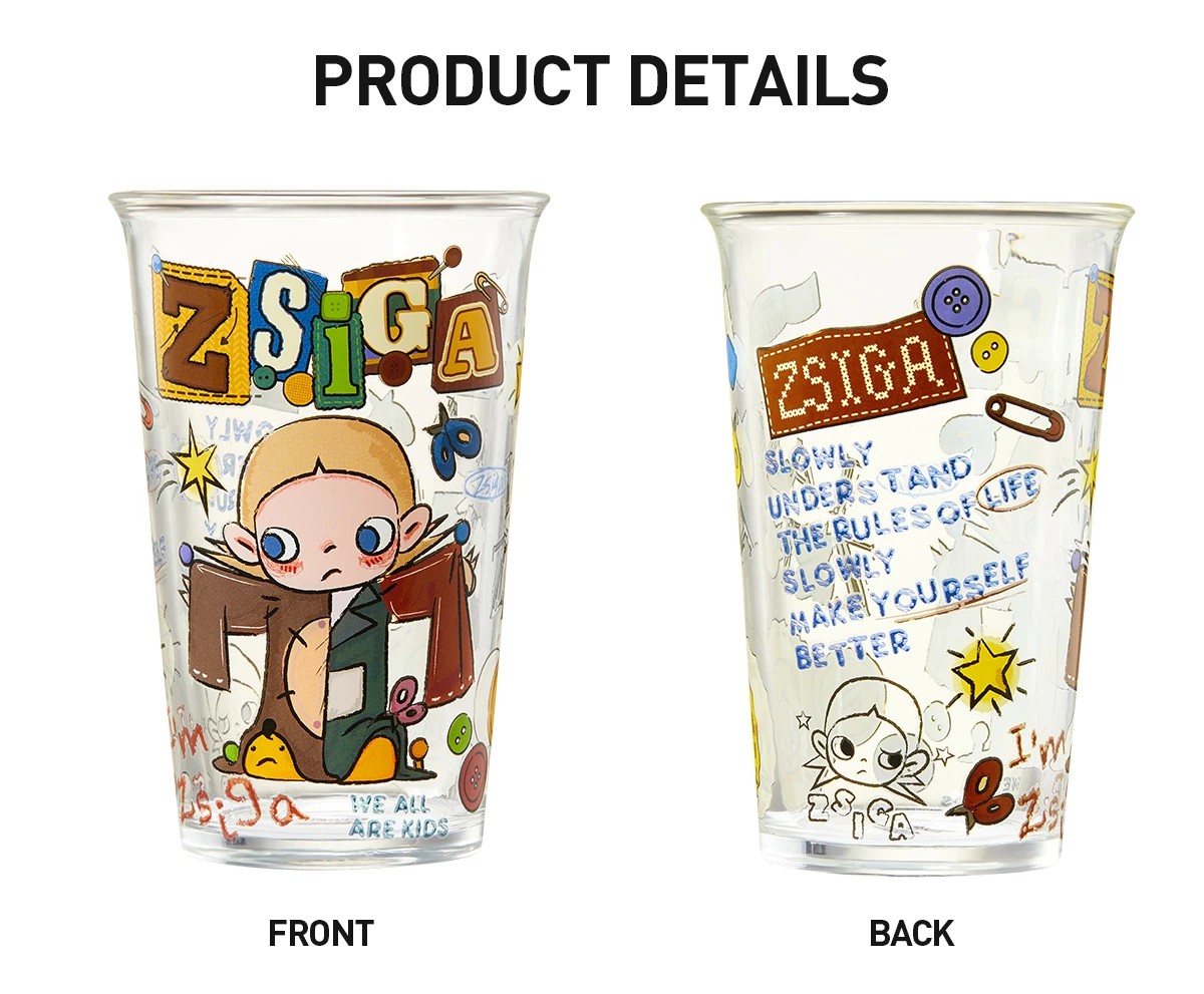 Zsiga We All Are Kids Series-Glass (Cold Water Cup) - Image 7