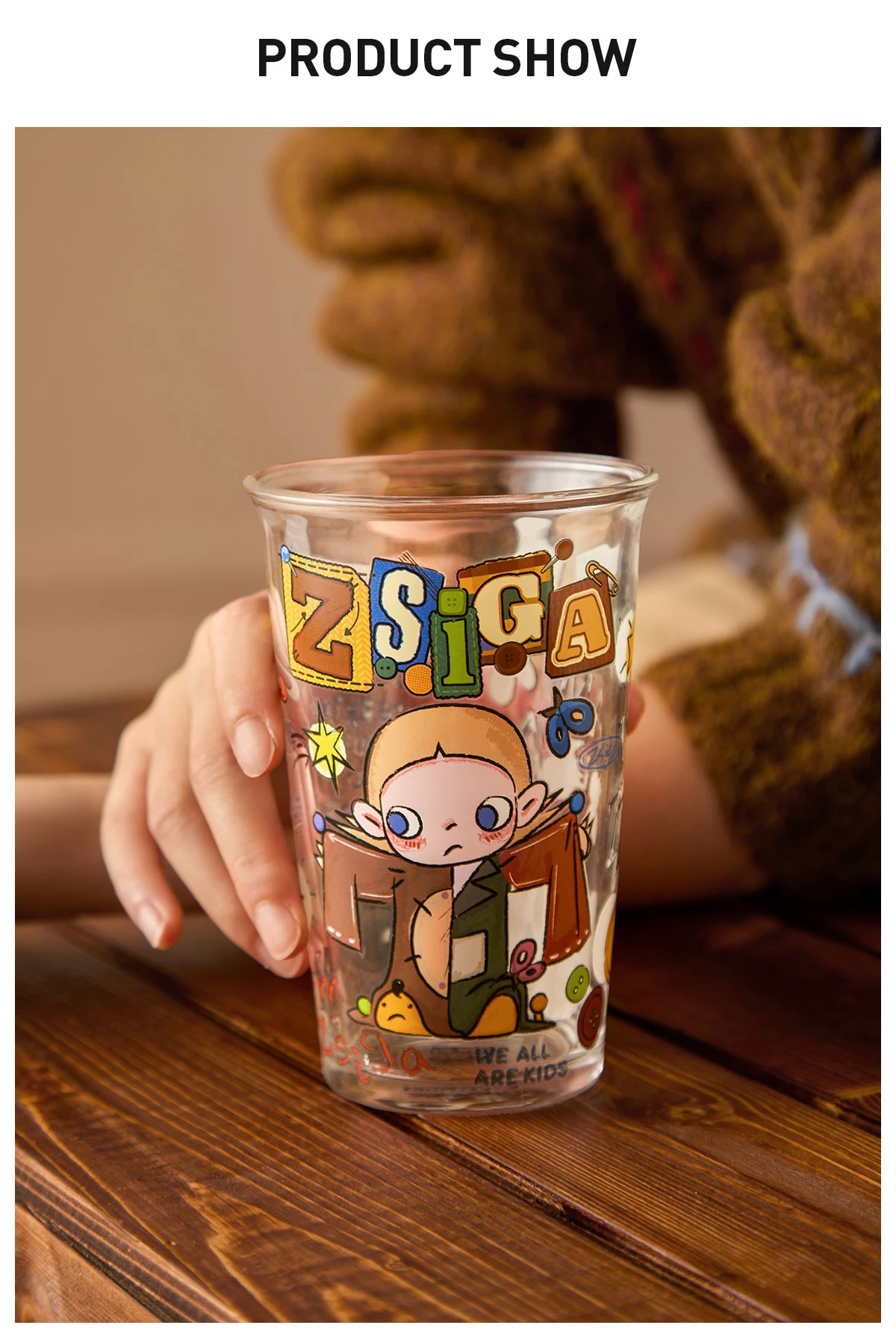 Zsiga We All Are Kids Series-Glass (Cold Water Cup) - Image 9
