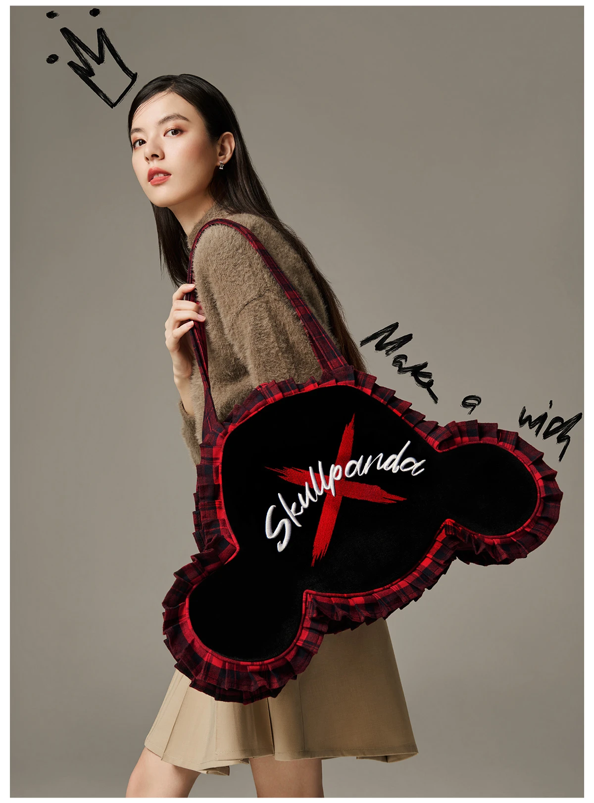 SKULLPANDA Tell Me What You Want Series Shoulder Bag - Image 10