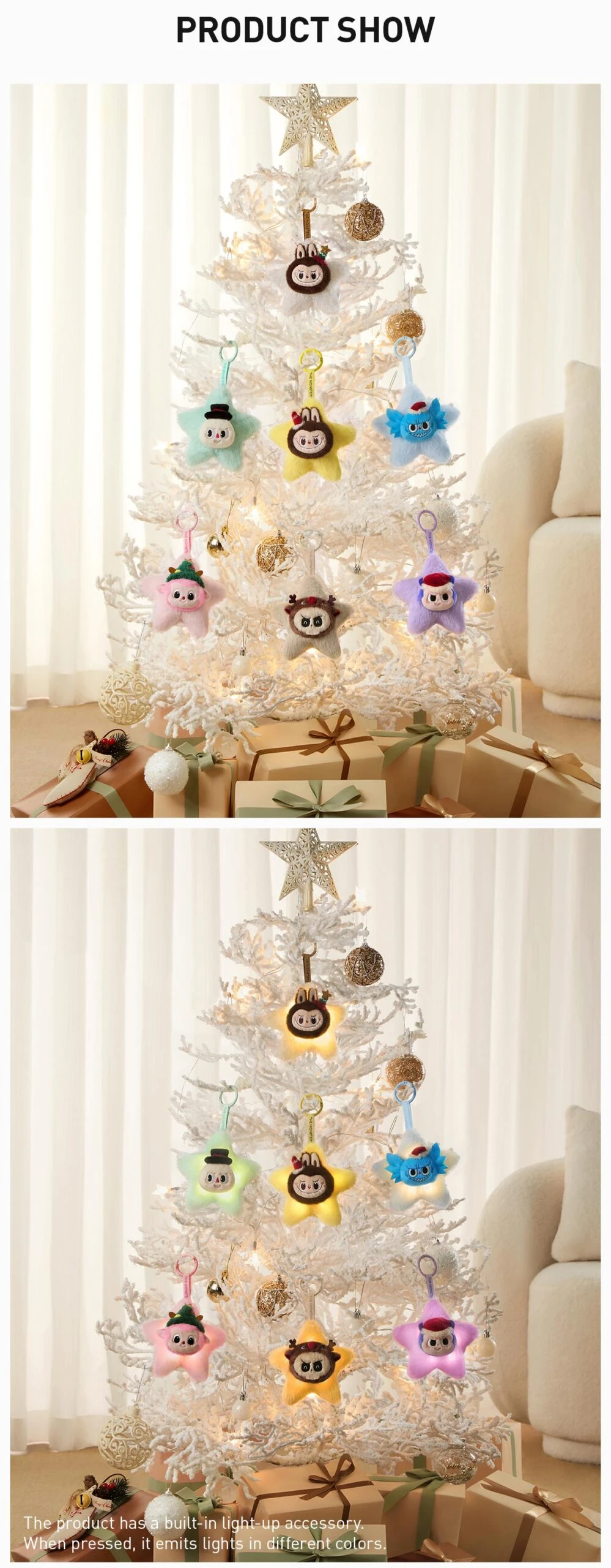 THE MONSTERS Classic Series-Sparkly Plush Pendant Blind Box - Image 15