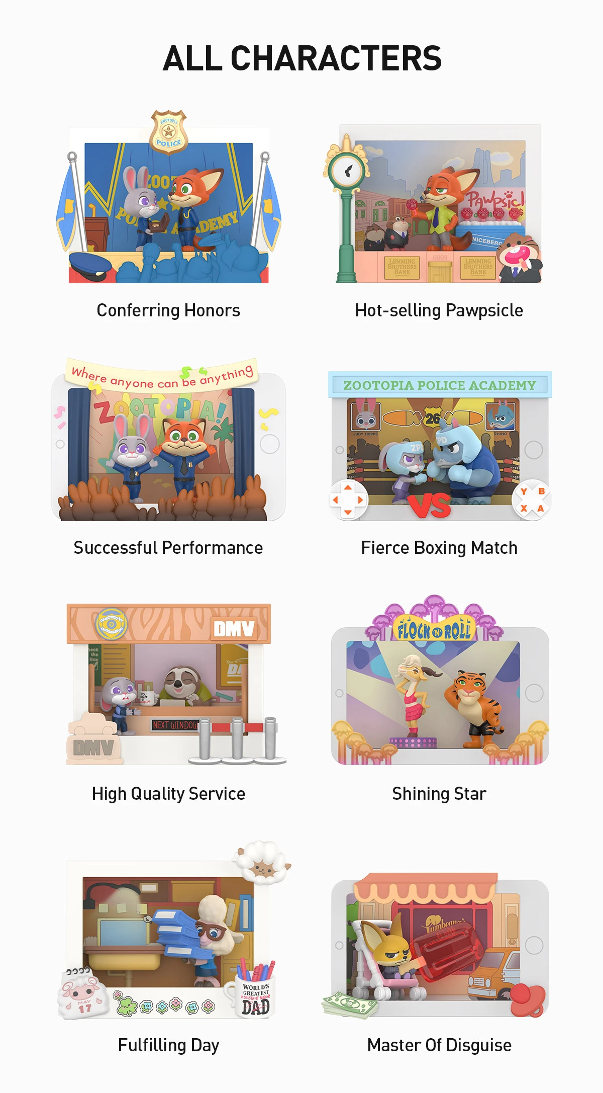 Zootopia Highlight Moment Series Scene Sets - Image 14