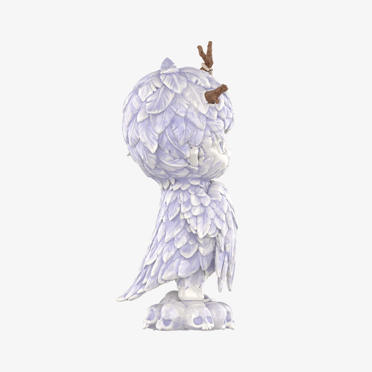 Hirono Ceramic Feather Figurine - Image 4