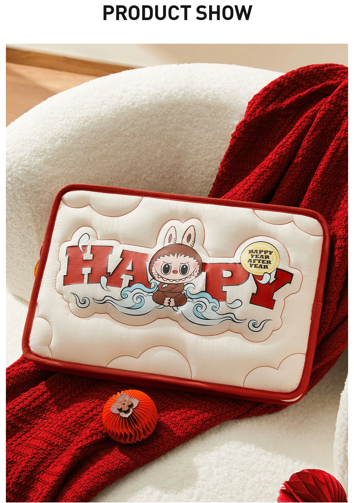 Wealthy Snake's New Year Celebration Series-LABUBU Laptop Bag - Image 8