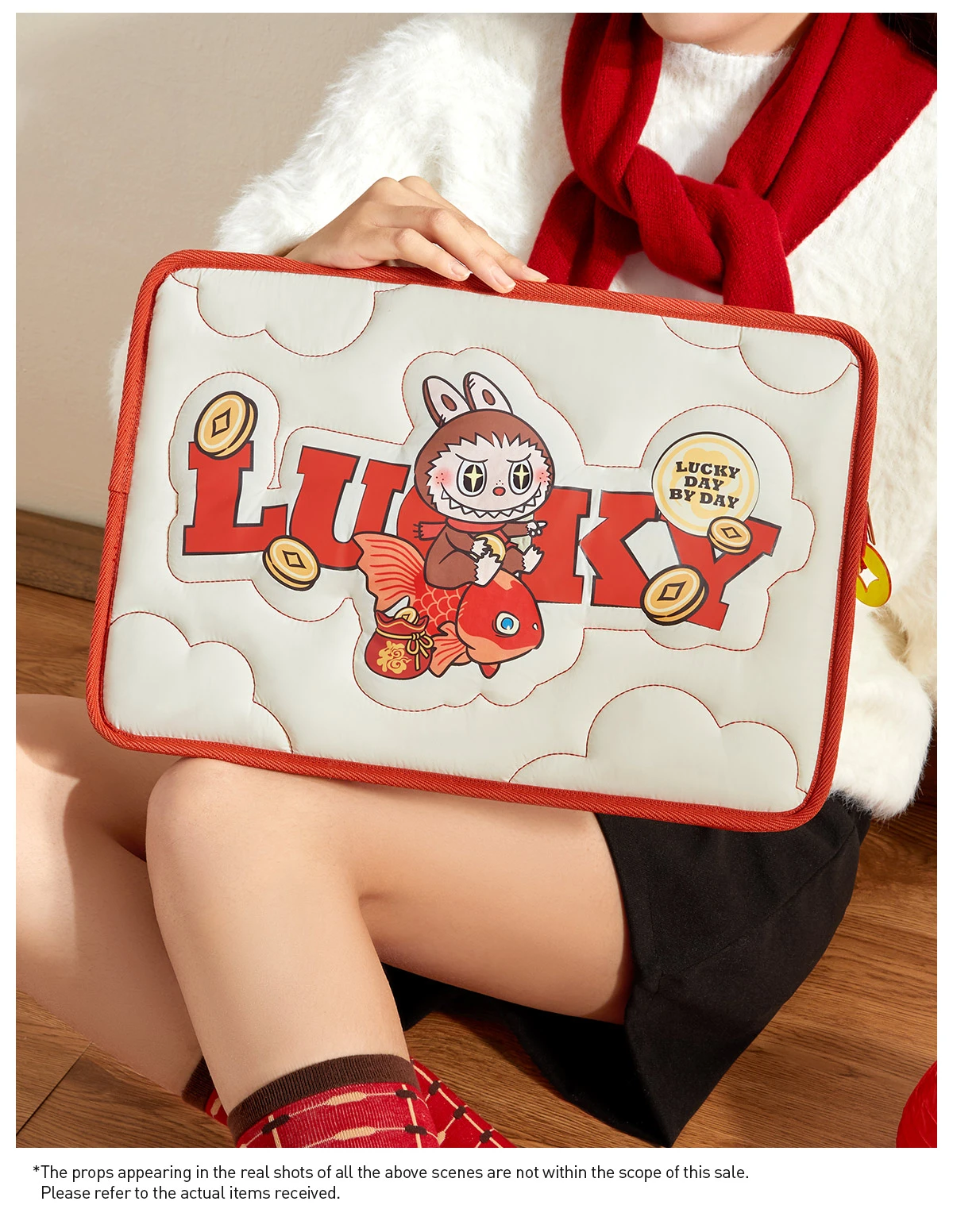 Wealthy Snake's New Year Celebration Series-LABUBU Laptop Bag - Image 9