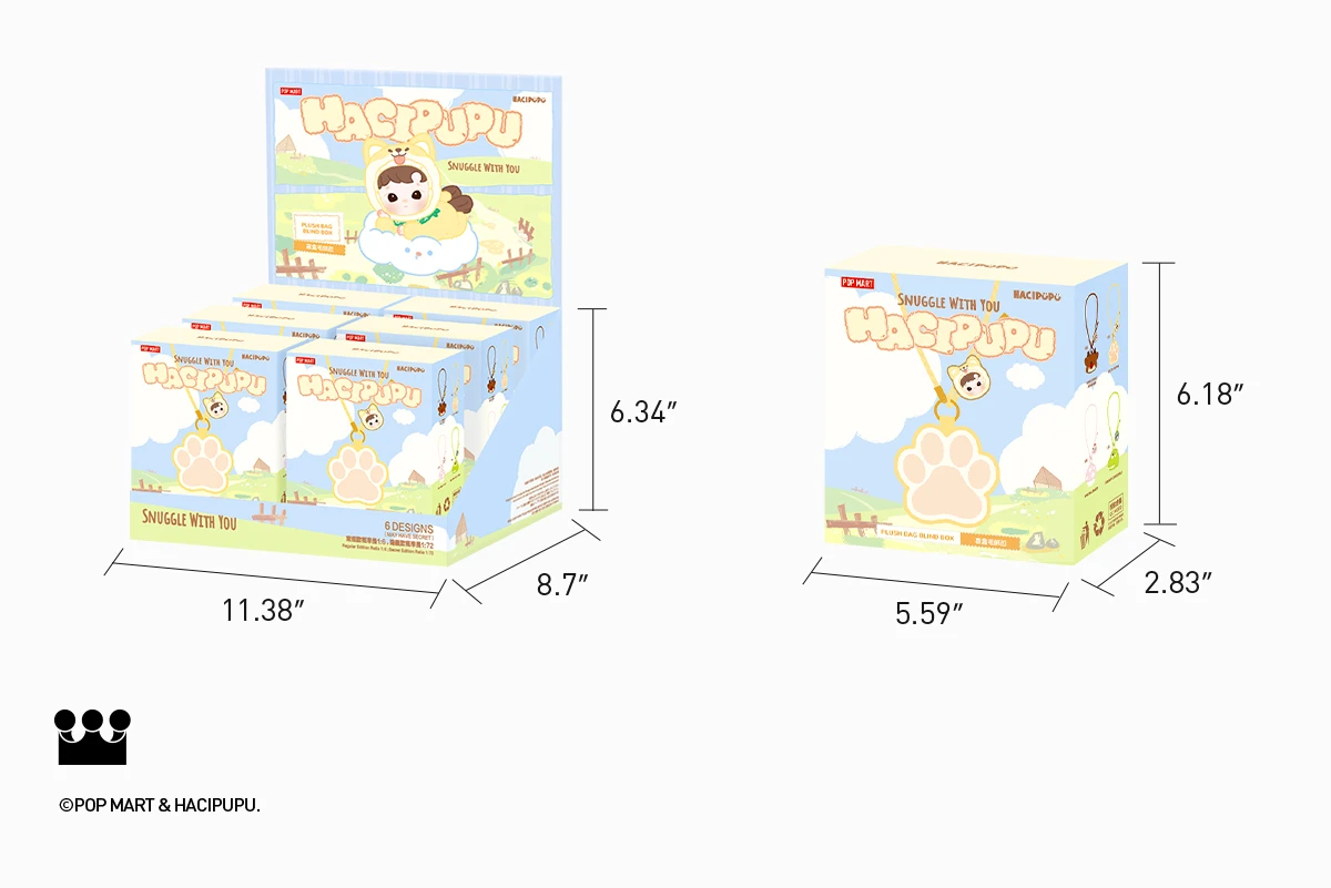 HACIPUPU Snuggle With You Series-Plush Bag Blind Box - Image 20