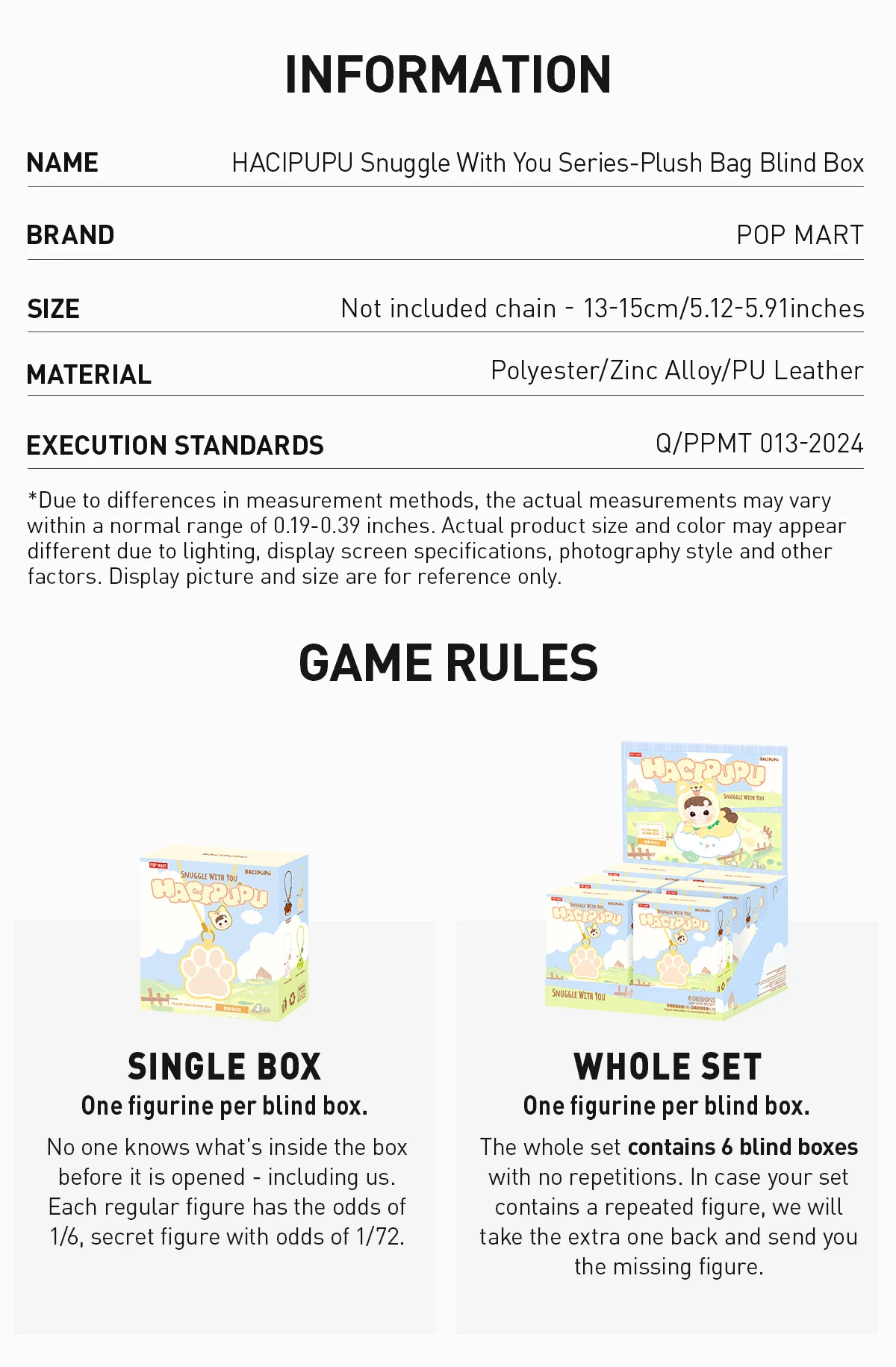 HACIPUPU Snuggle With You Series-Plush Bag Blind Box - Image 14