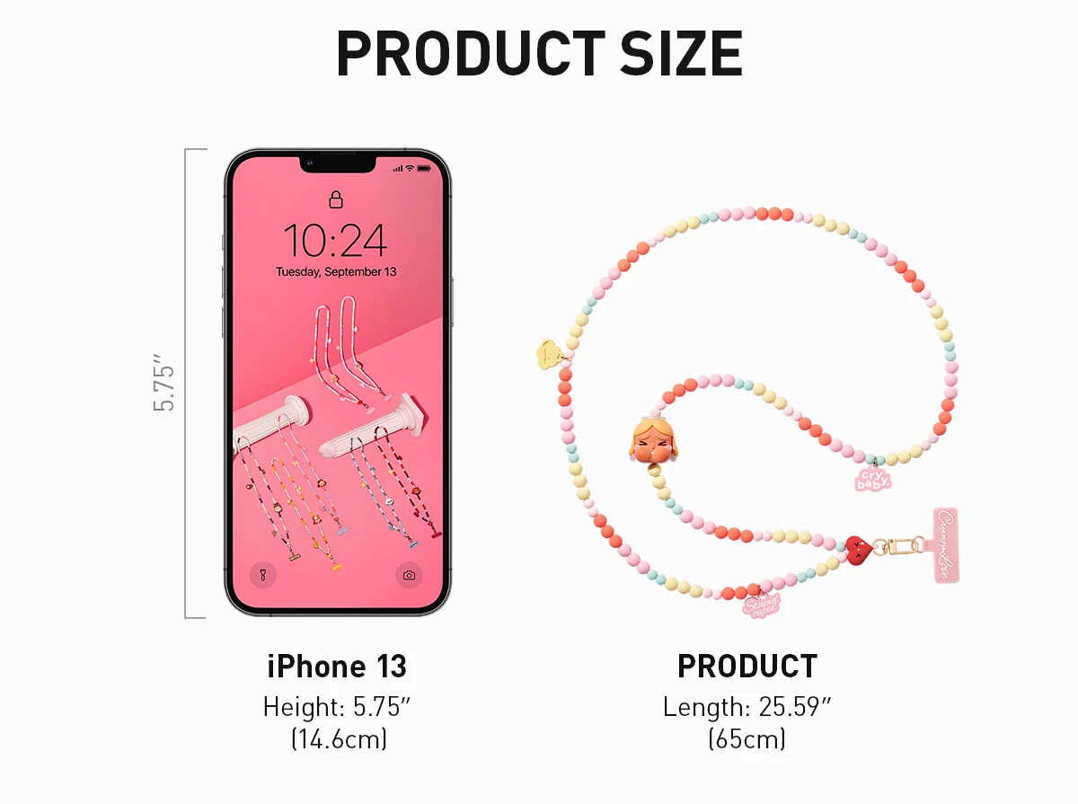 CRYBABY Crying For Love Series-Phone Charm Blind Box - Image 15