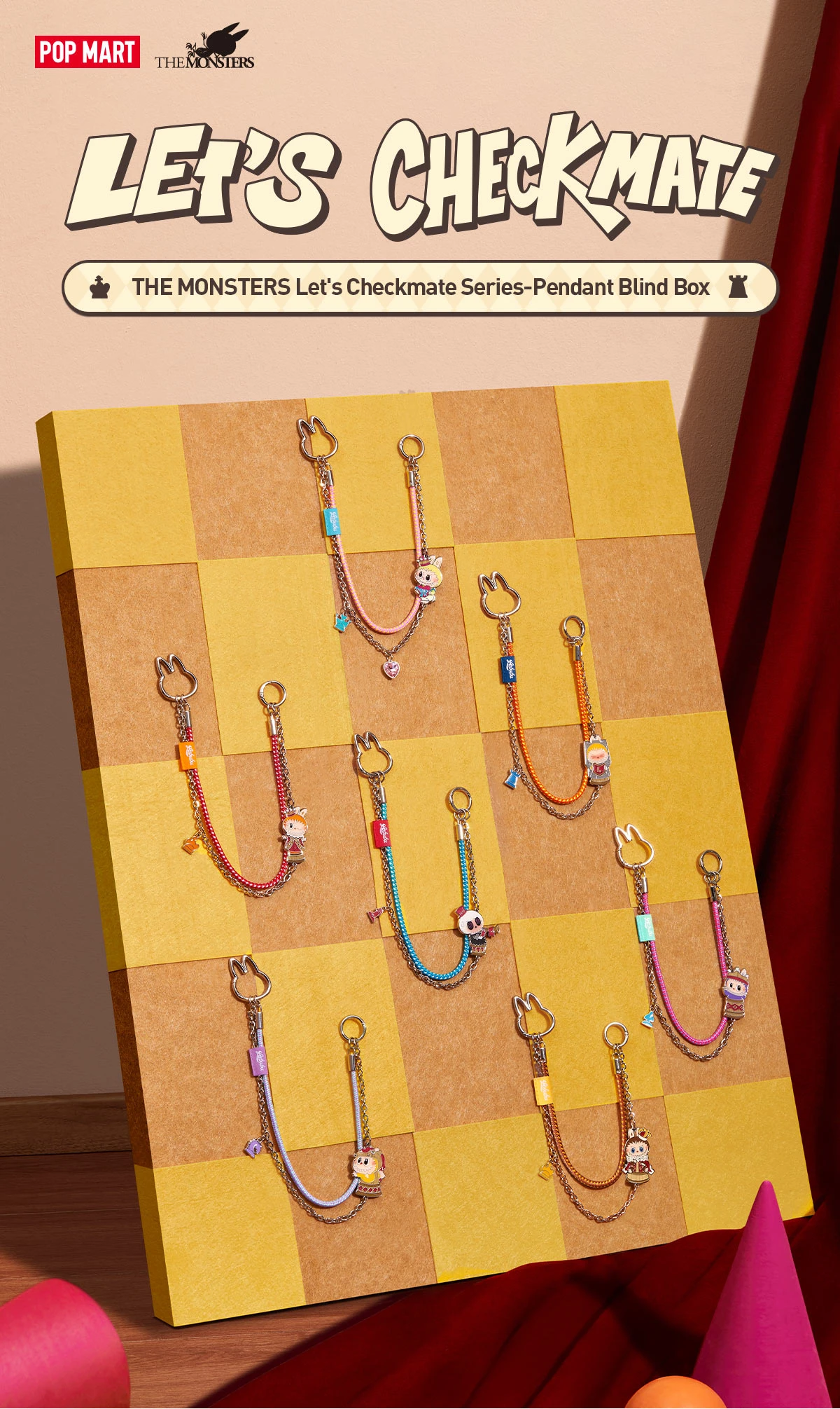 THE MONSTERS Let's Checkmate Series-Pendant Blind Box - Image 11