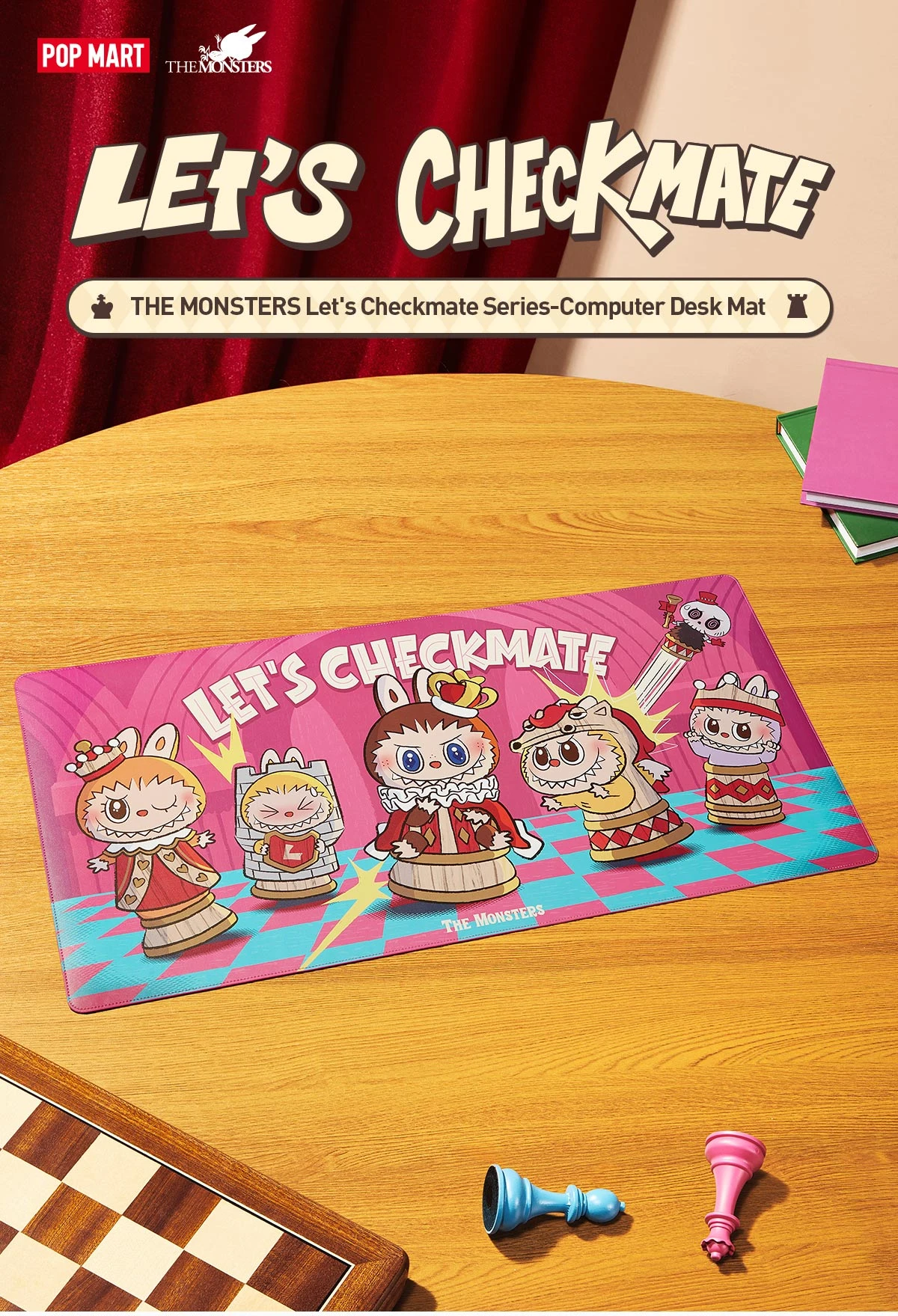THE MONSTERS Let's Checkmate Series-Computer Desk Mat - Image 6