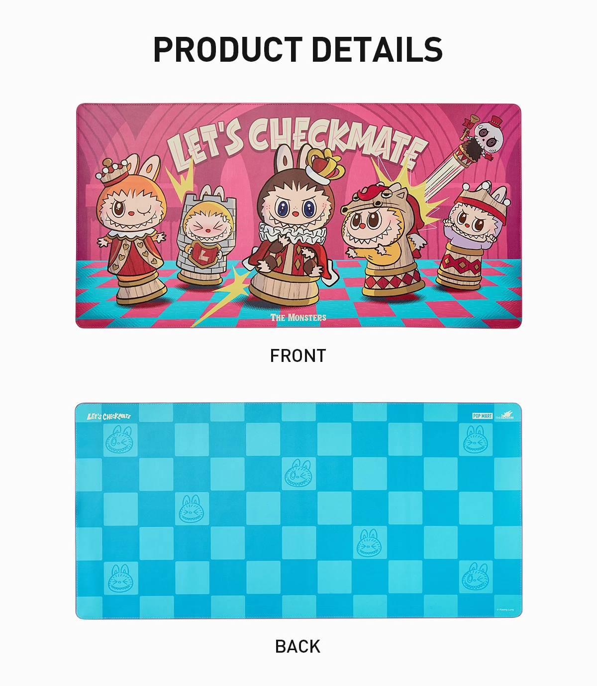 THE MONSTERS Let's Checkmate Series-Computer Desk Mat - Image 7