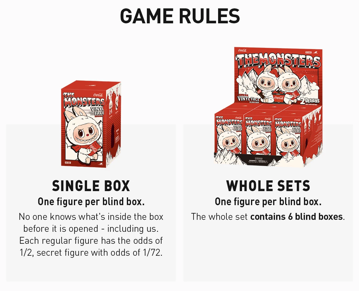 THE MONSTERS COCA-COLA SERIES-Vinyl Face Blind Box - Image 11