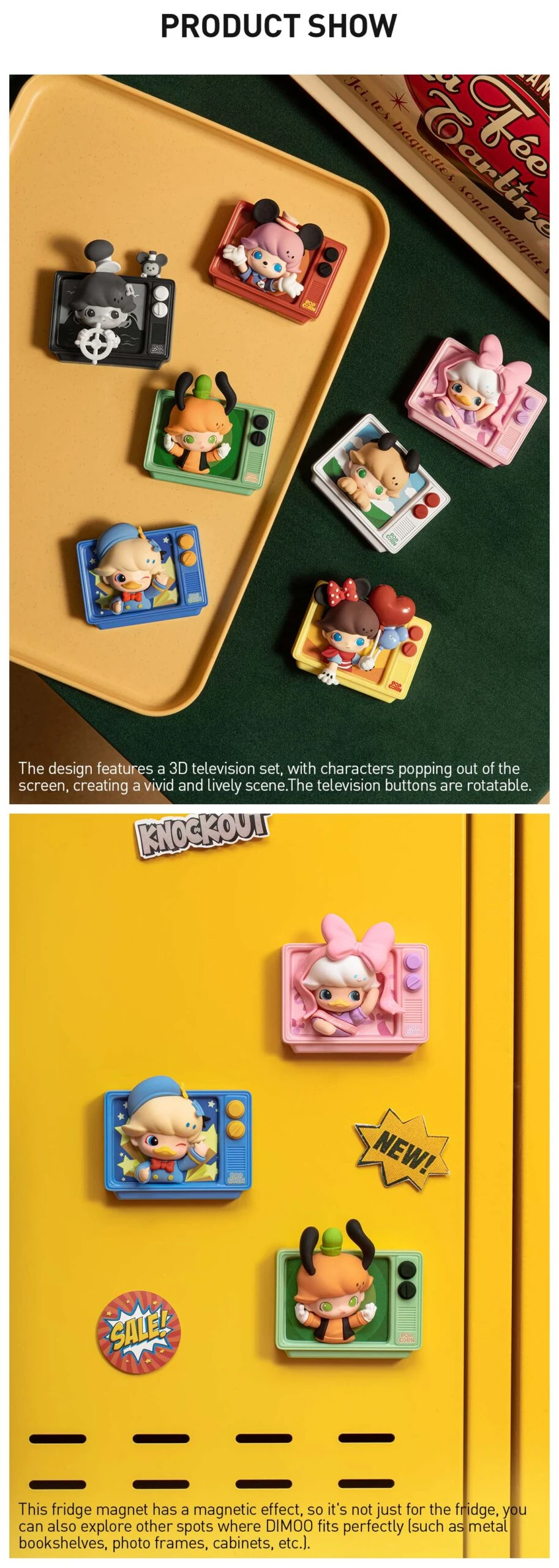 DIMOO WORLD × DISNEY Series-Fridge Magnet Blind Box - Image 19