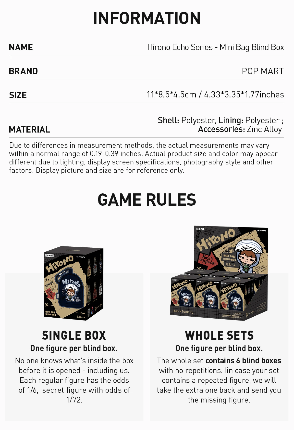 Hirono Echo Series - Mini Bag Blind Box - Image 13