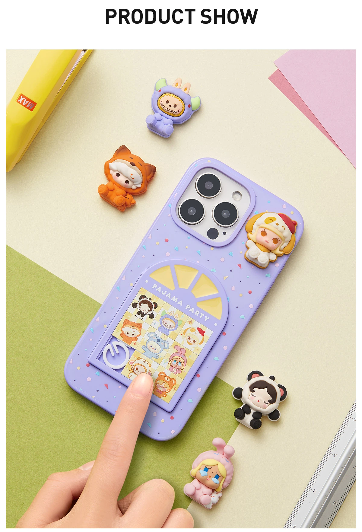 POP BEAN Pajama Party Sliding Hole Phone Case - Image 6
