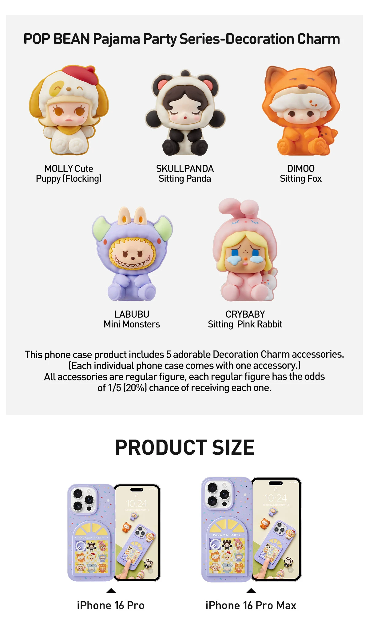 POP BEAN Pajama Party Sliding Hole Phone Case - Image 5