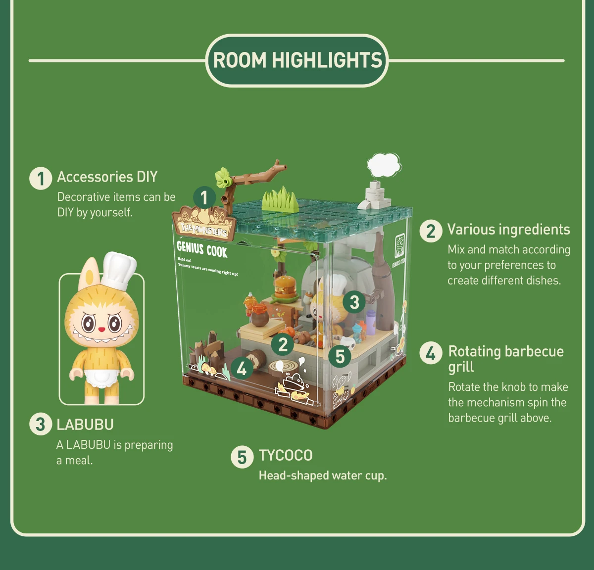 THE MONSTERS Forest Secret Base Series Blocks Part 2 - Image 19