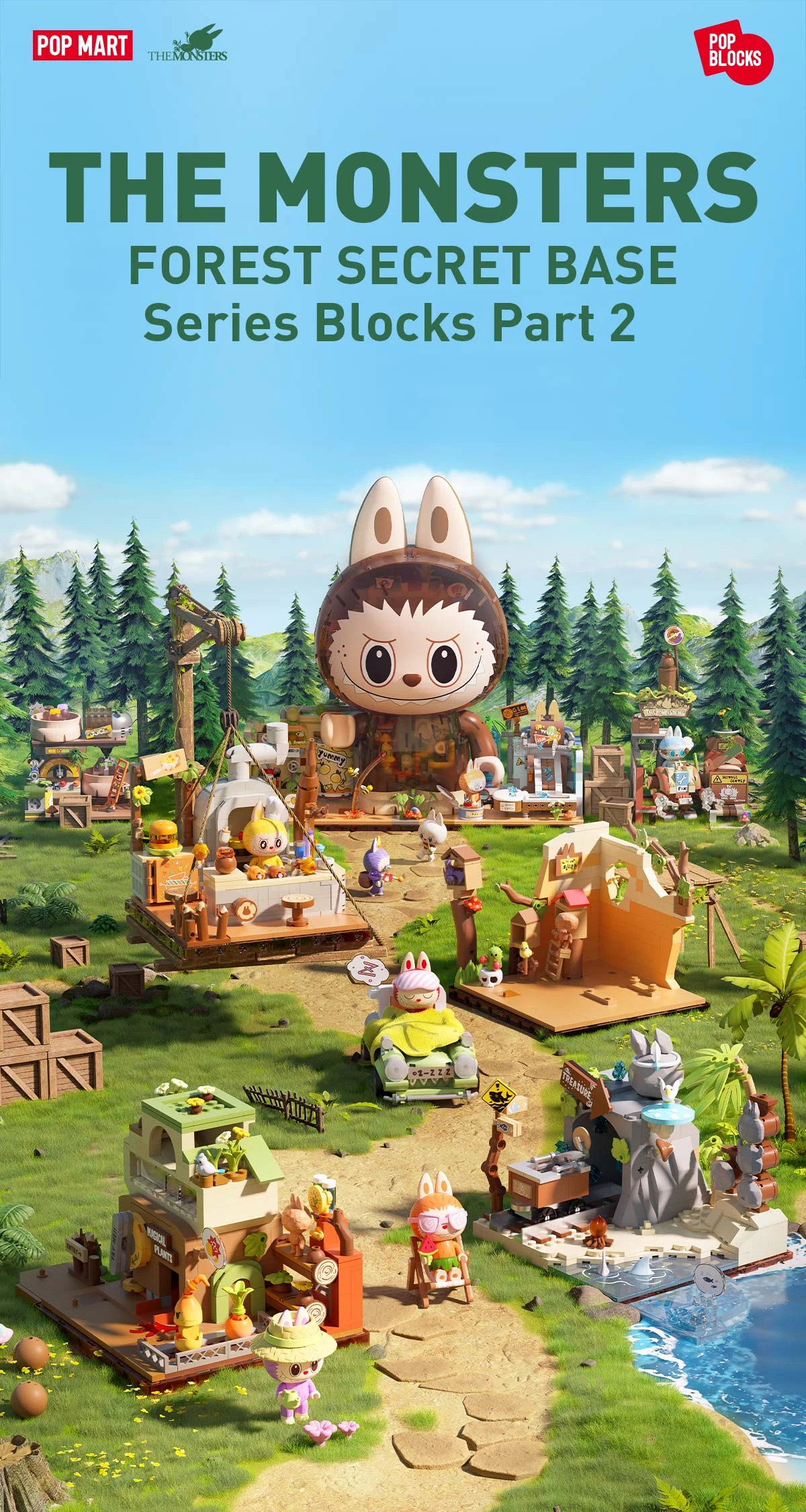 THE MONSTERS Forest Secret Base Series Blocks Part 2 - Image 11