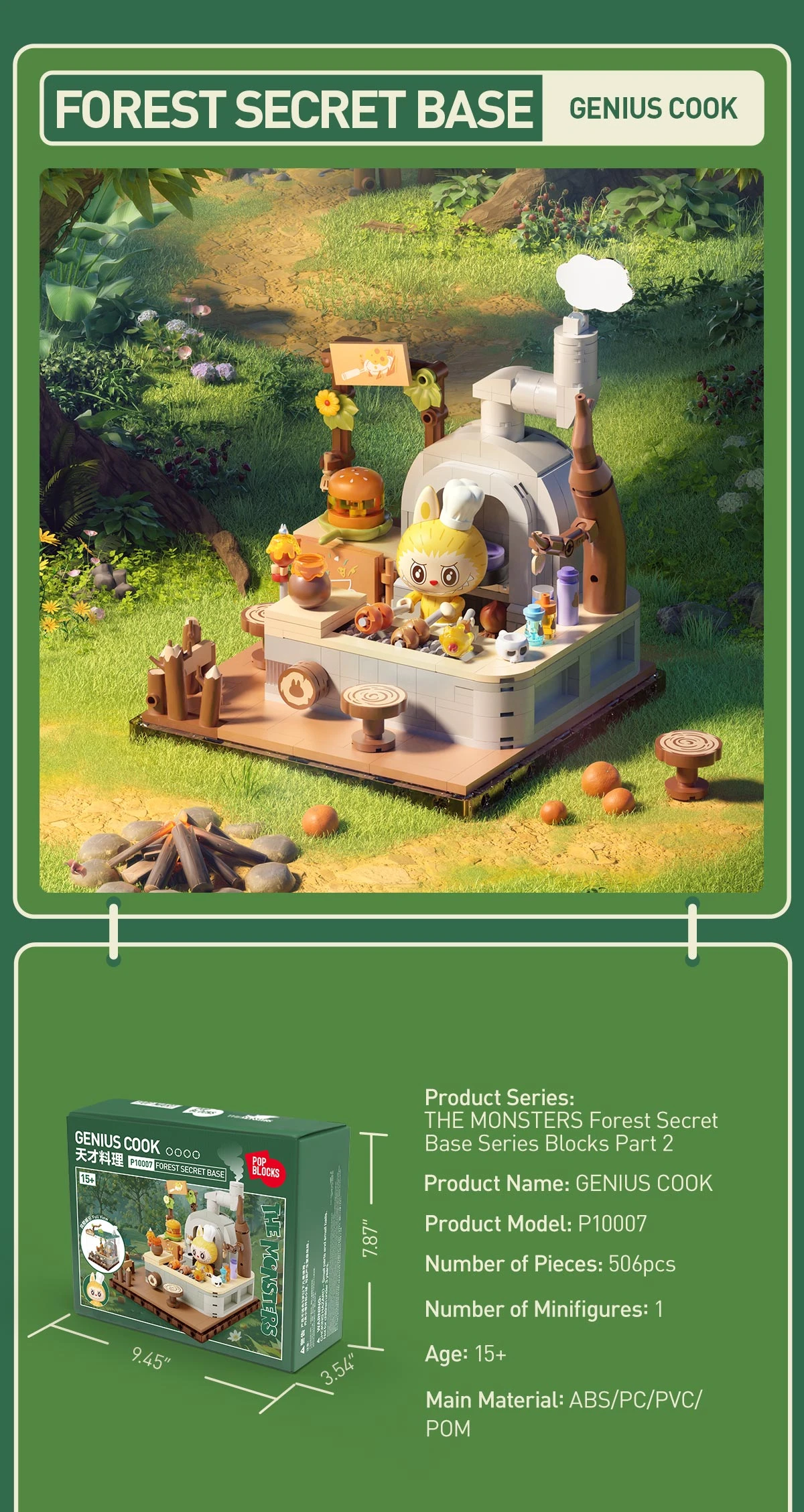 THE MONSTERS Forest Secret Base Series Blocks Part 2 - Image 18