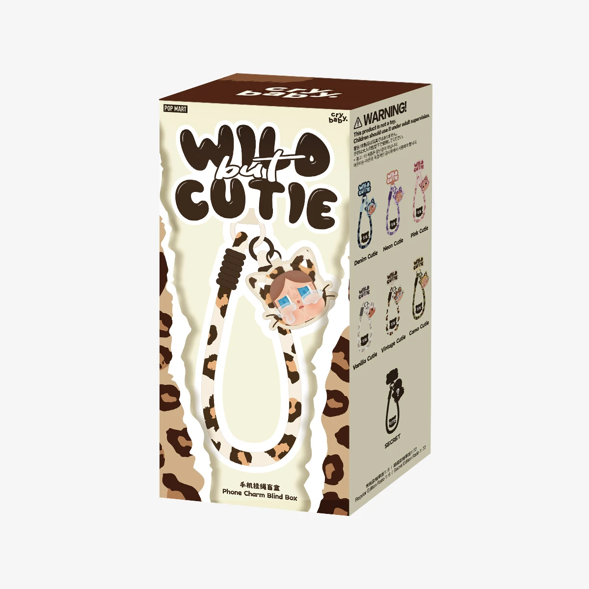 CRYBABY Wild But Cutie Series-Phone Charm Blind Box - Image 18
