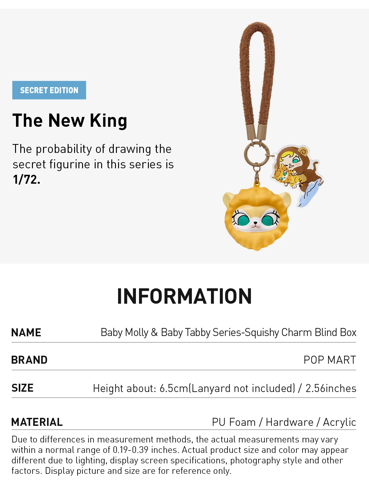 Baby Molly & Baby Tabby Series-Pinch Pendant Blind Box - Image 13