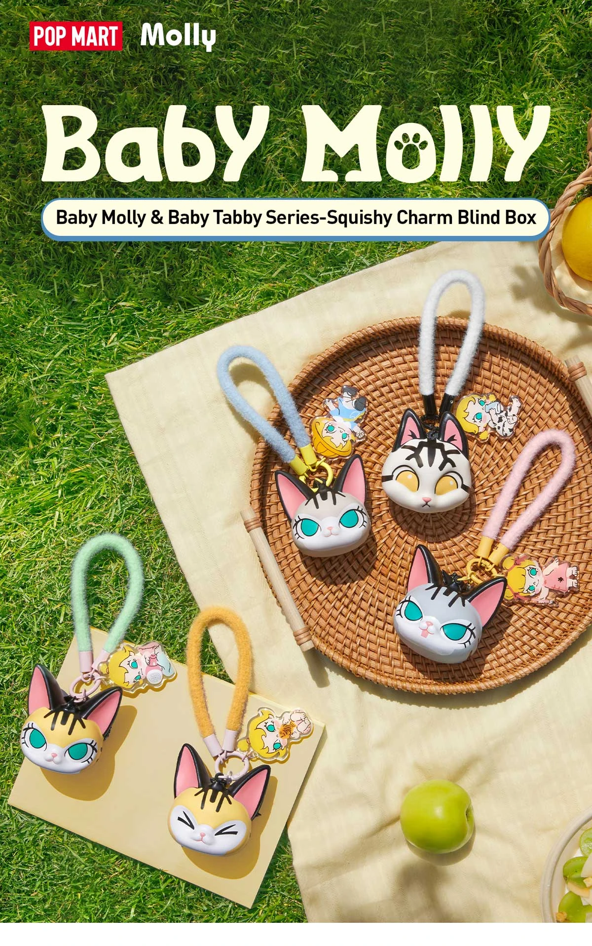 Baby Molly & Baby Tabby Series-Pinch Pendant Blind Box - Image 11