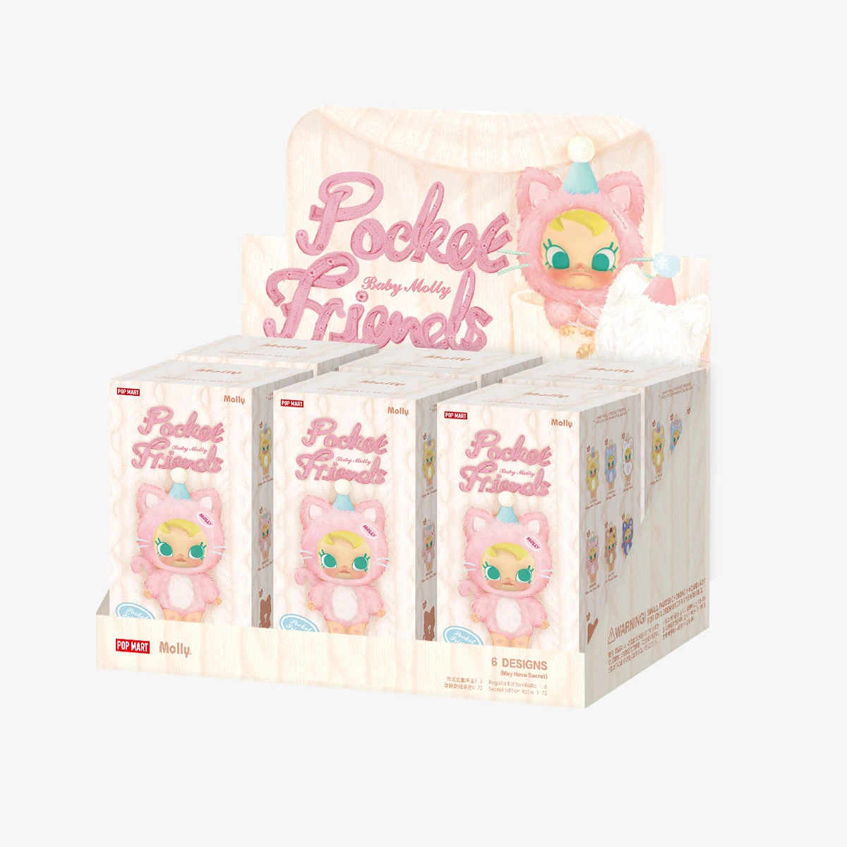 Baby Molly Pocket Friends Series-Vinyl Plush Pendant Blind Box - Image 10